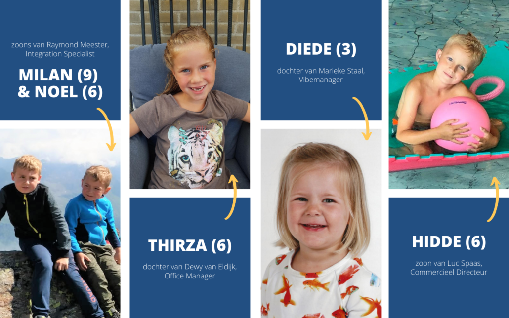 Kinderen van medewerkers Caesar Groep