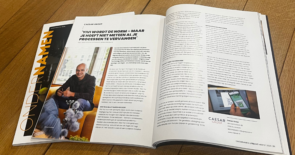 Yivi digitale identiteit Yivi digitale identiteit